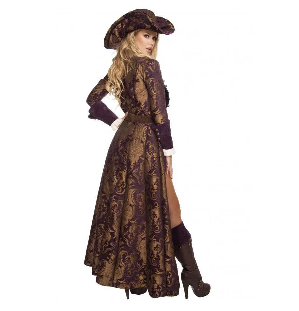 6 Piece Decadent Pirate Diva Costume