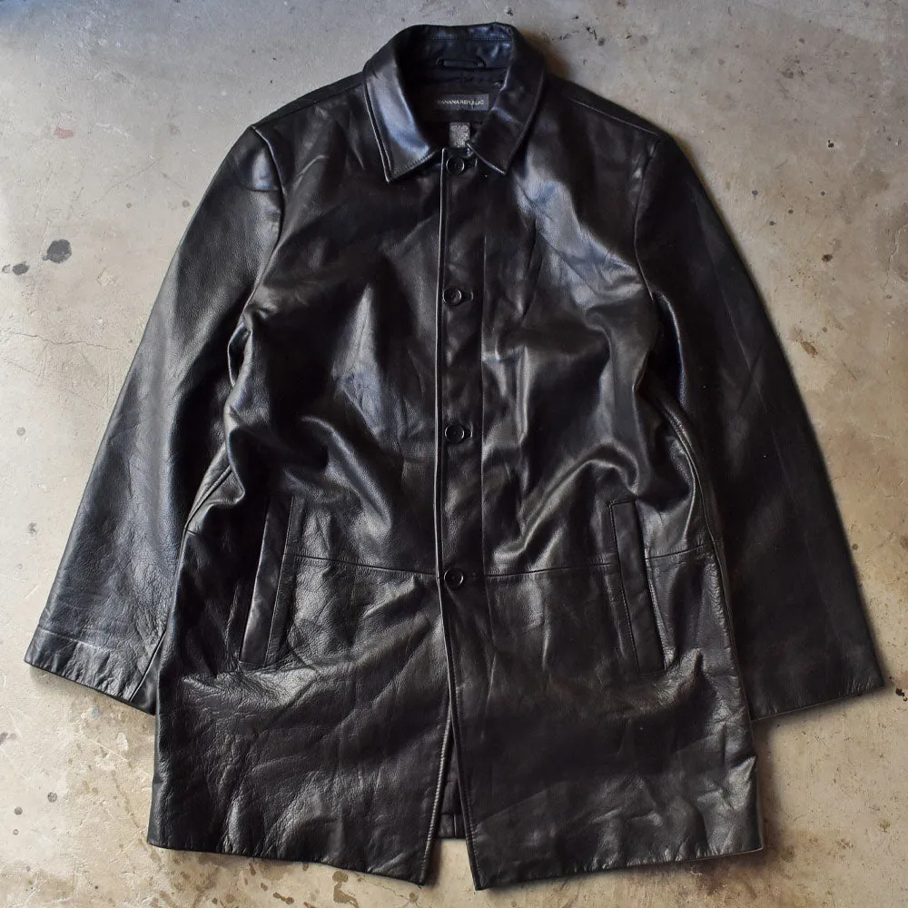 90’s BANANA REPUBLIC レザーコート 231209