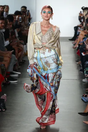 As seen on NYFW Long Maxi Skirt