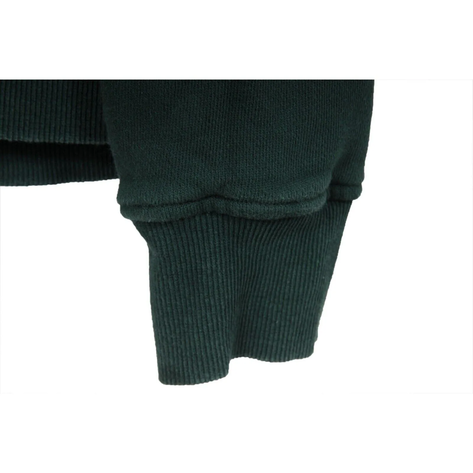 Authorized Dealer Hoodie Green White 100% Cotton Pullover