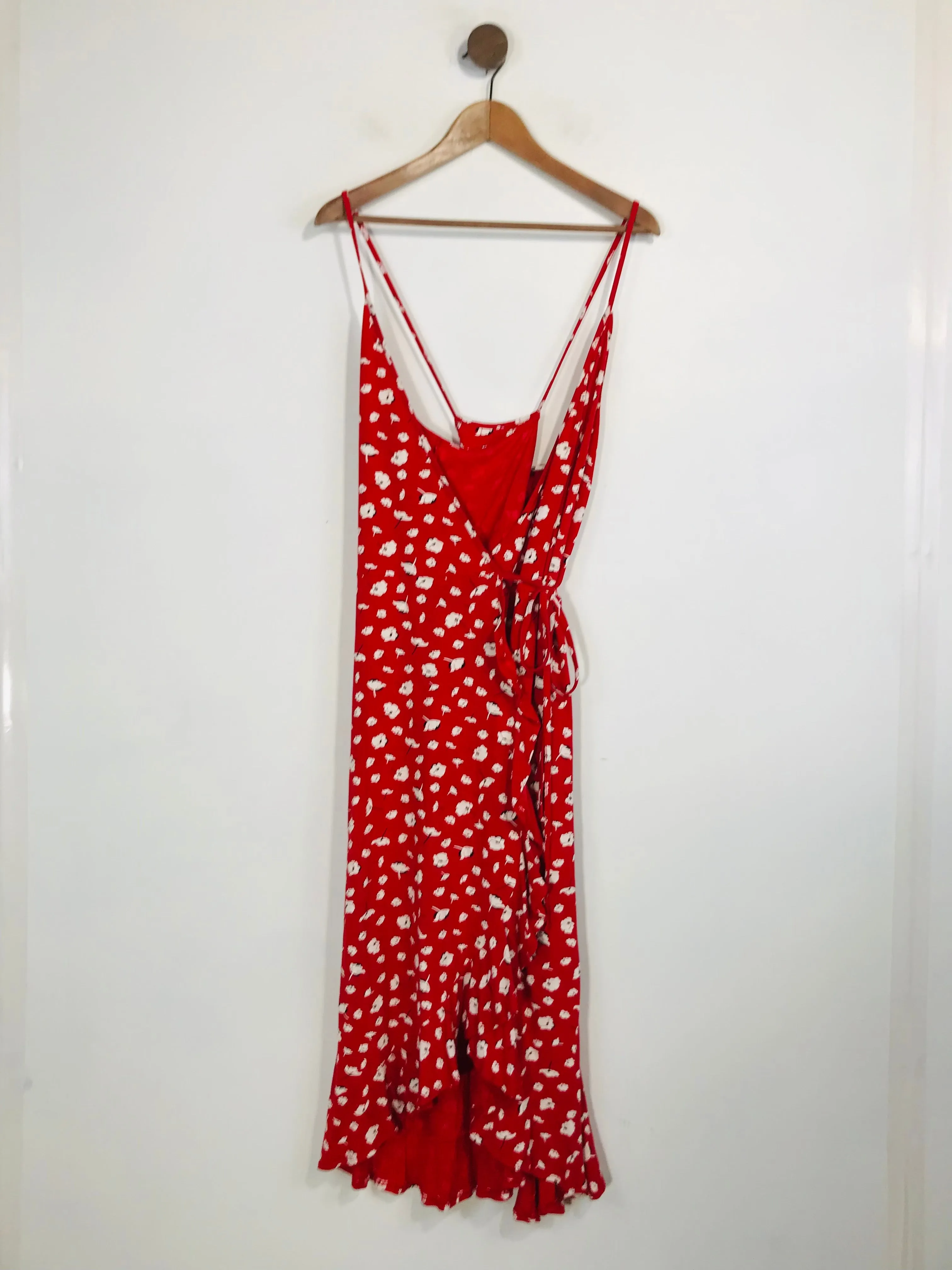 Baukjen Women's Floral Wrap Dress | UK12 | Red