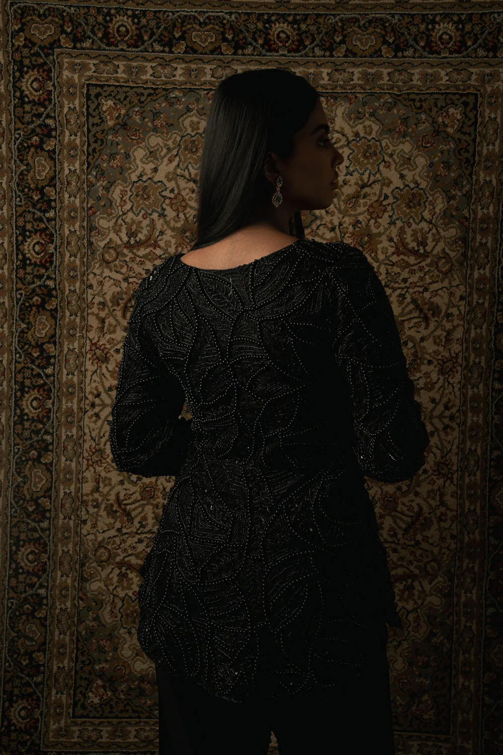 Black Kurta Set