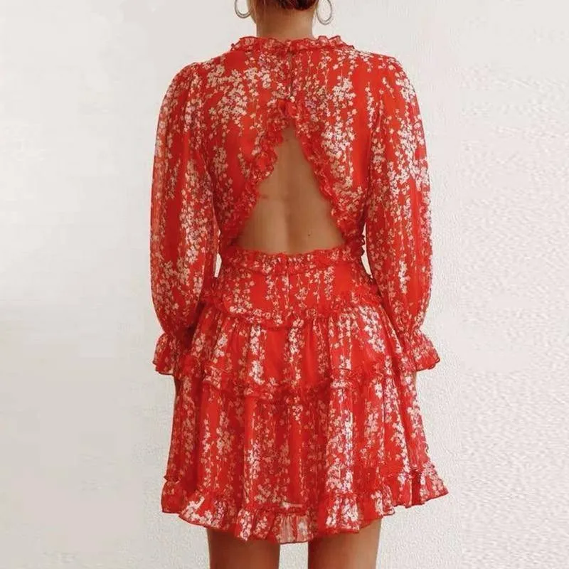 Bohemian Dress - Backless Lantern