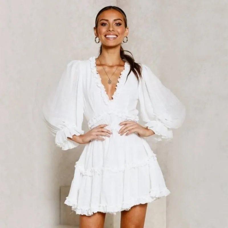 Bohemian Dress - Backless Lantern