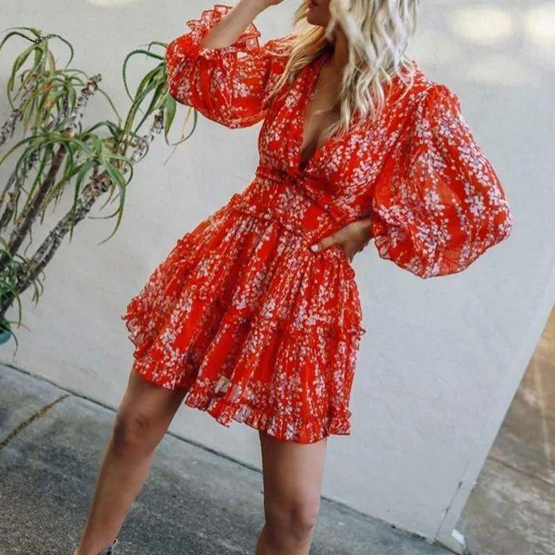 Bohemian Dress - Backless Lantern