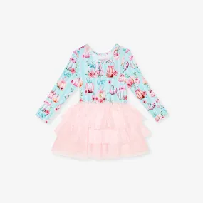 Edie Long Sleeve Tulle Dress