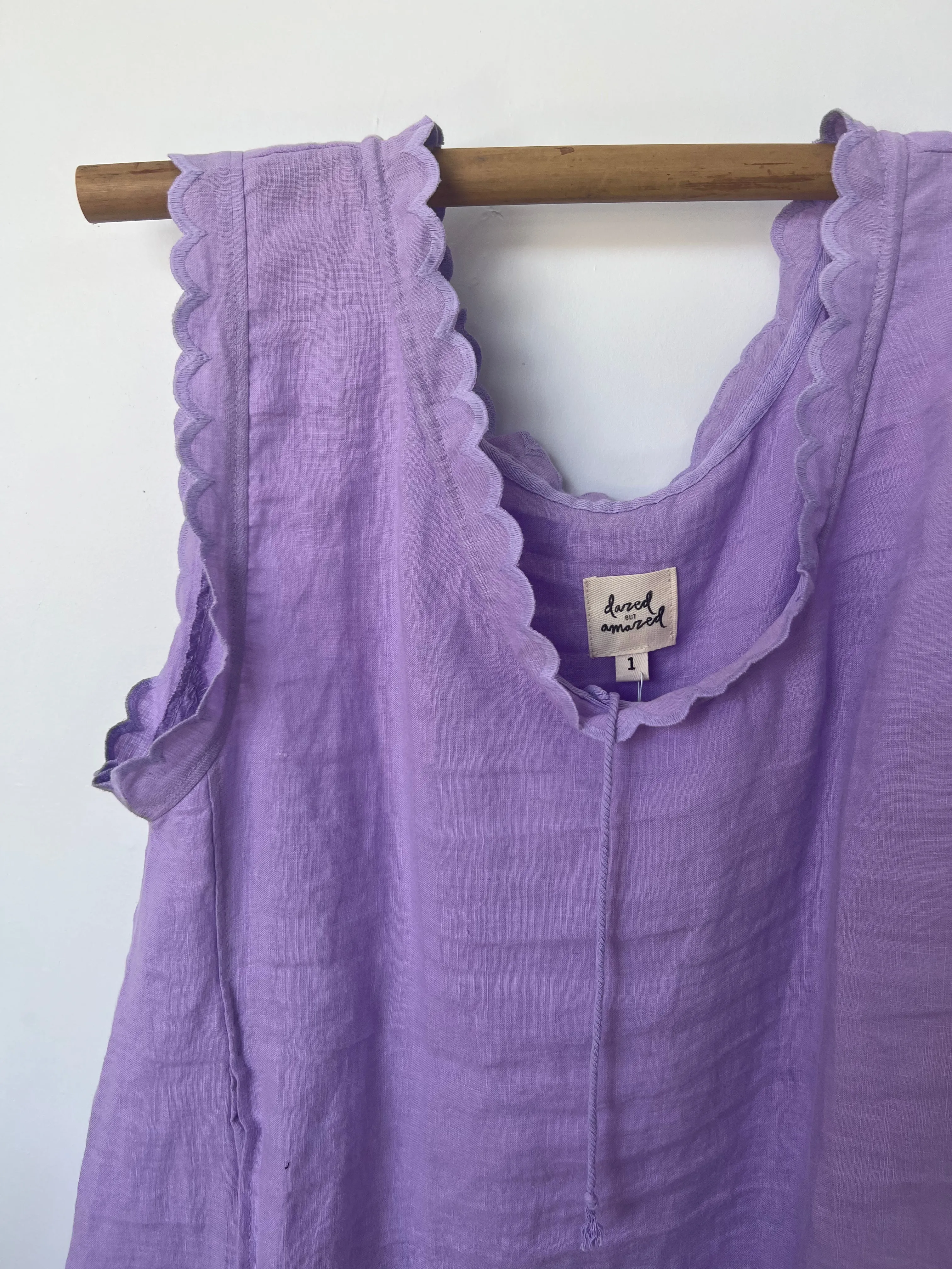 French Heritage Short Slip. Jacaranda