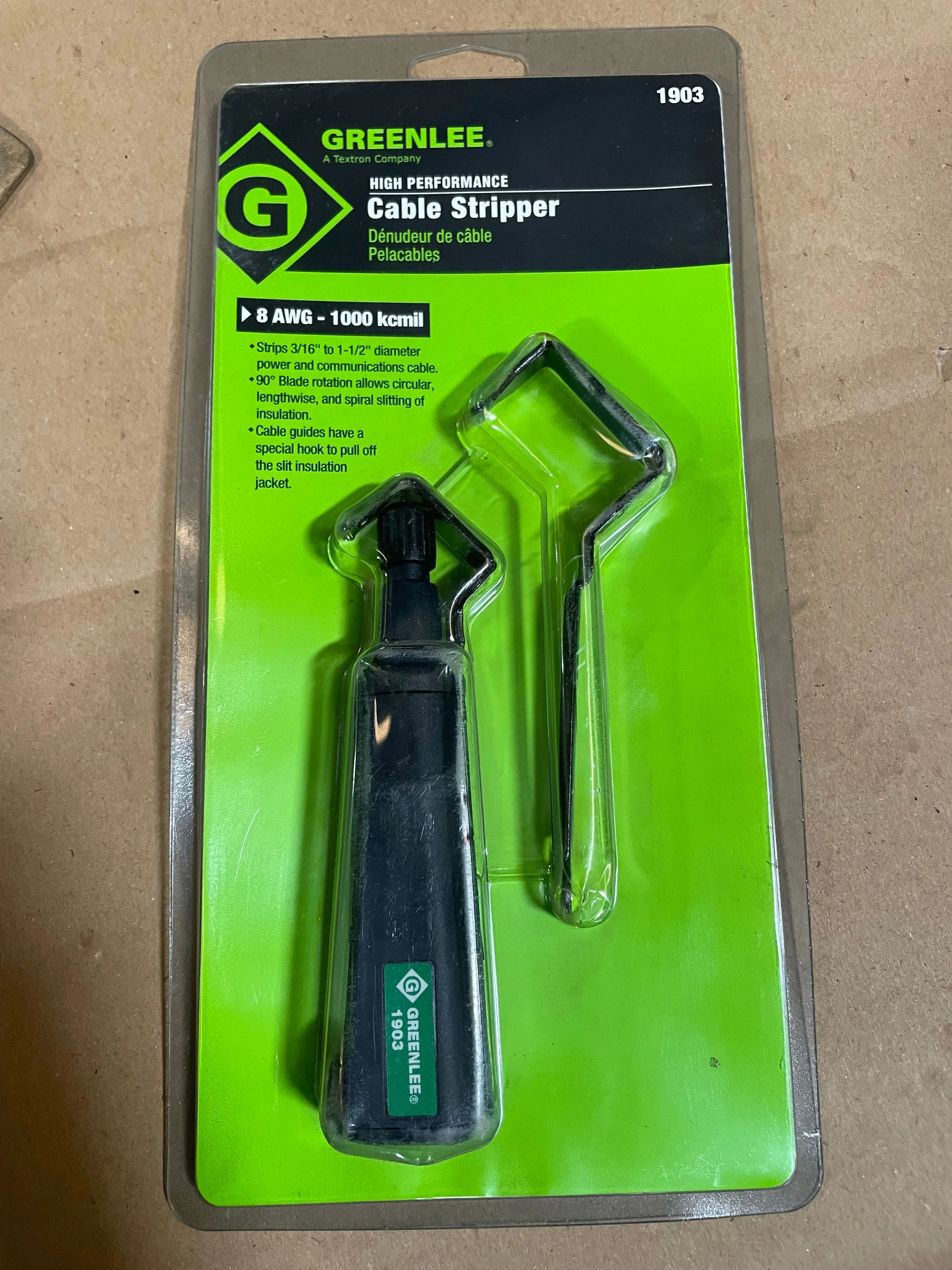 Greenlee 1903 Cable Stripper - New Surplus