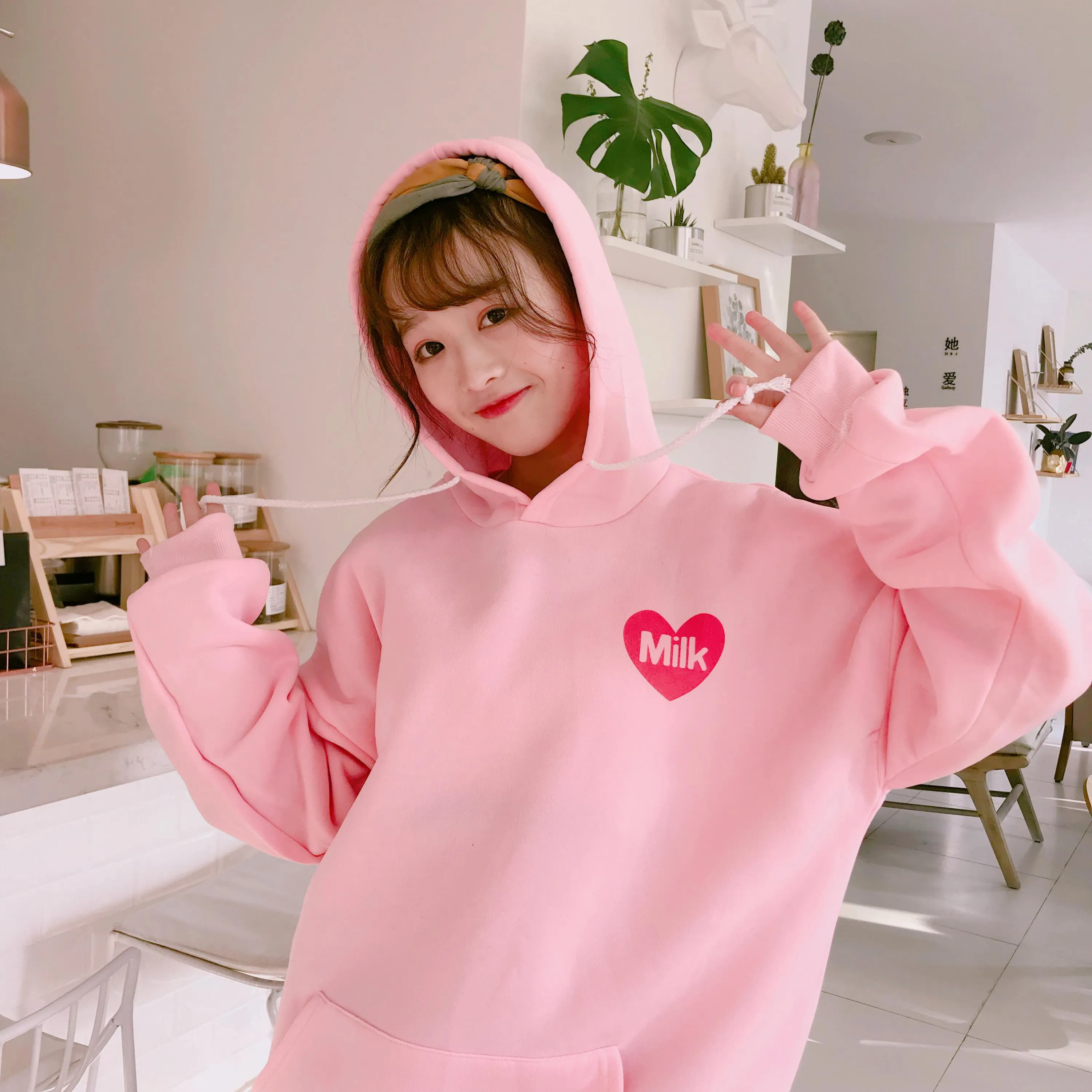 Japanese Strawberry Milk Drink Hoodie AD10438
