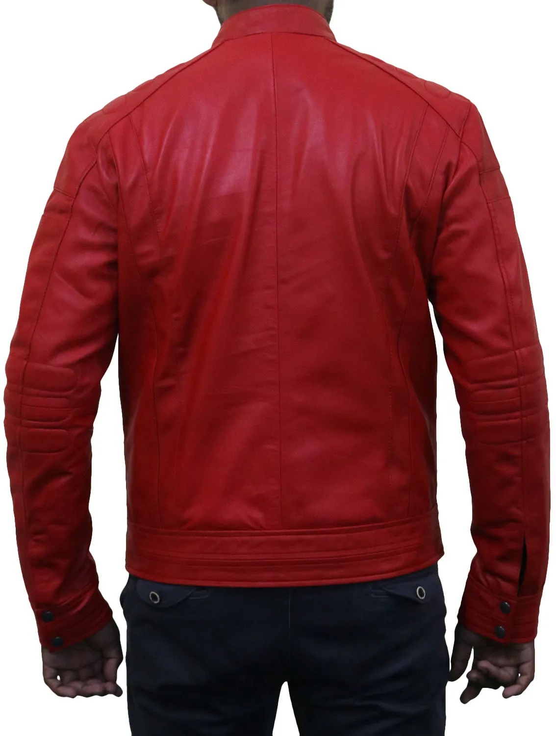 Leather Jackets Hub Mens Genuine Lambskin Leather Jacket (Black, Classic Jacket) - 1501072