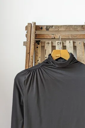 Lou Black Turtleneck Top
