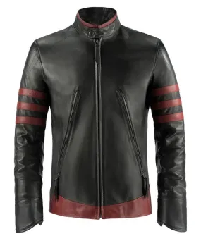 Men's Genuine Leather Biker Jacket