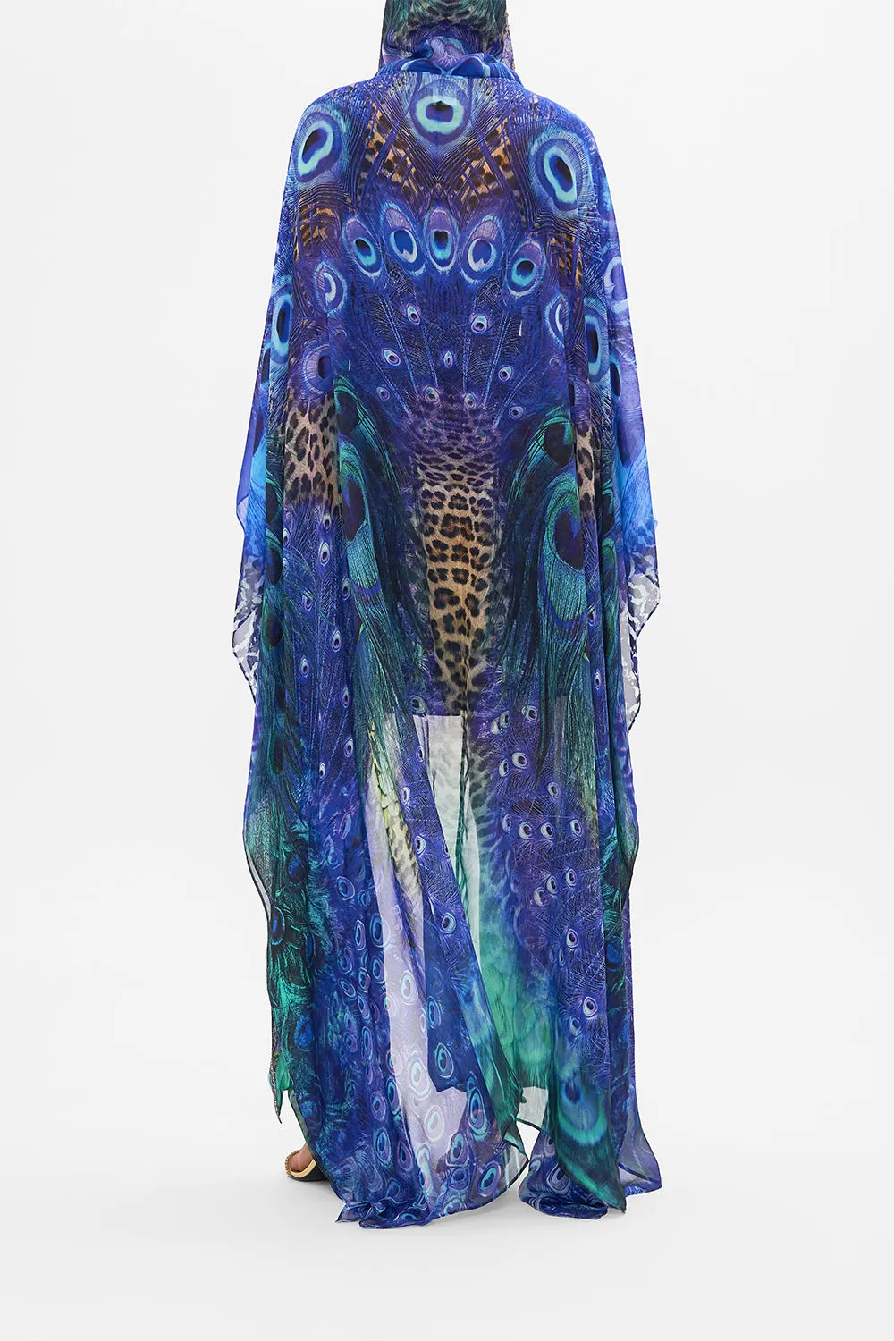 OVERSIZED ROBE PEACOCK ROCK