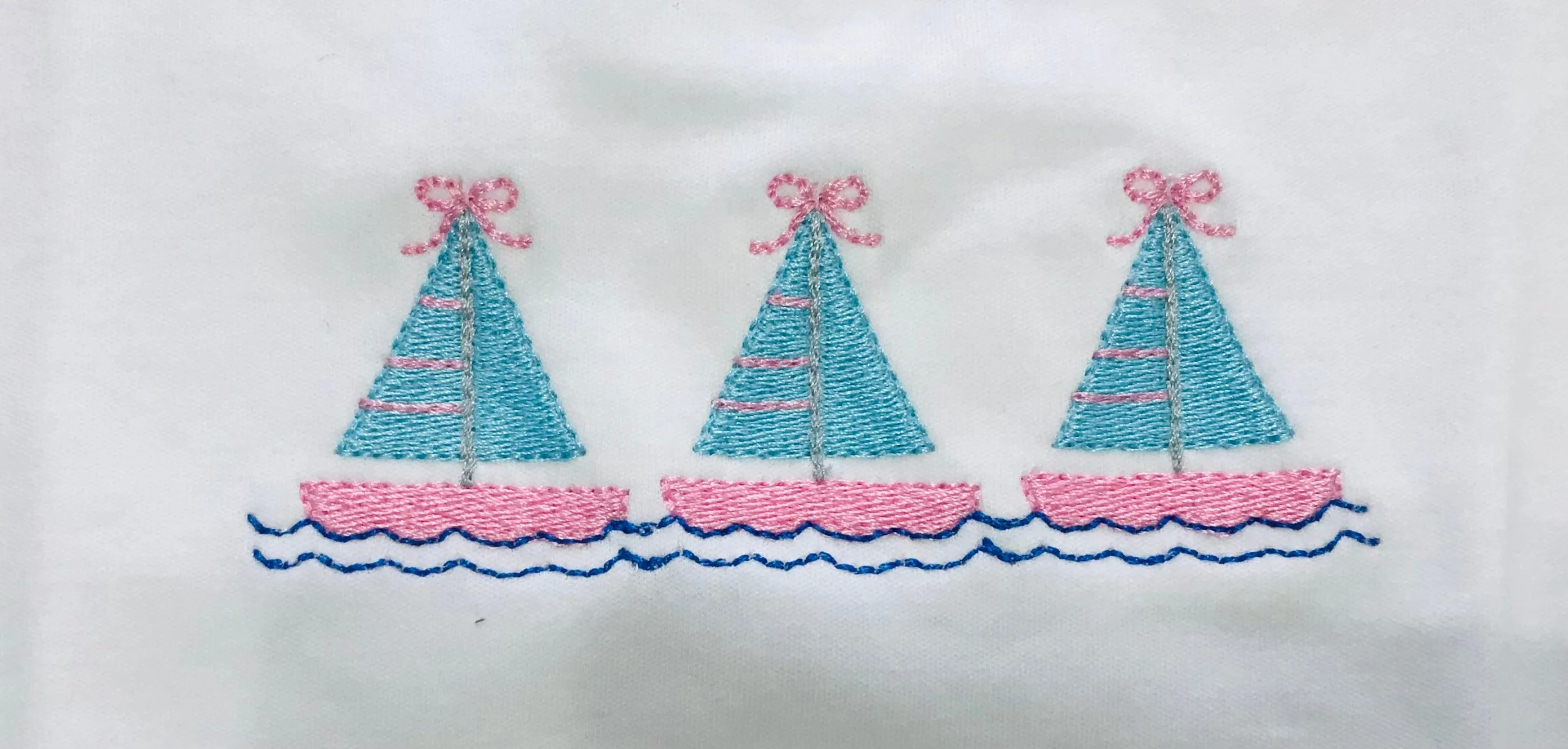 Personalized Name Baby Girl Sailboat Ruffle  Romper