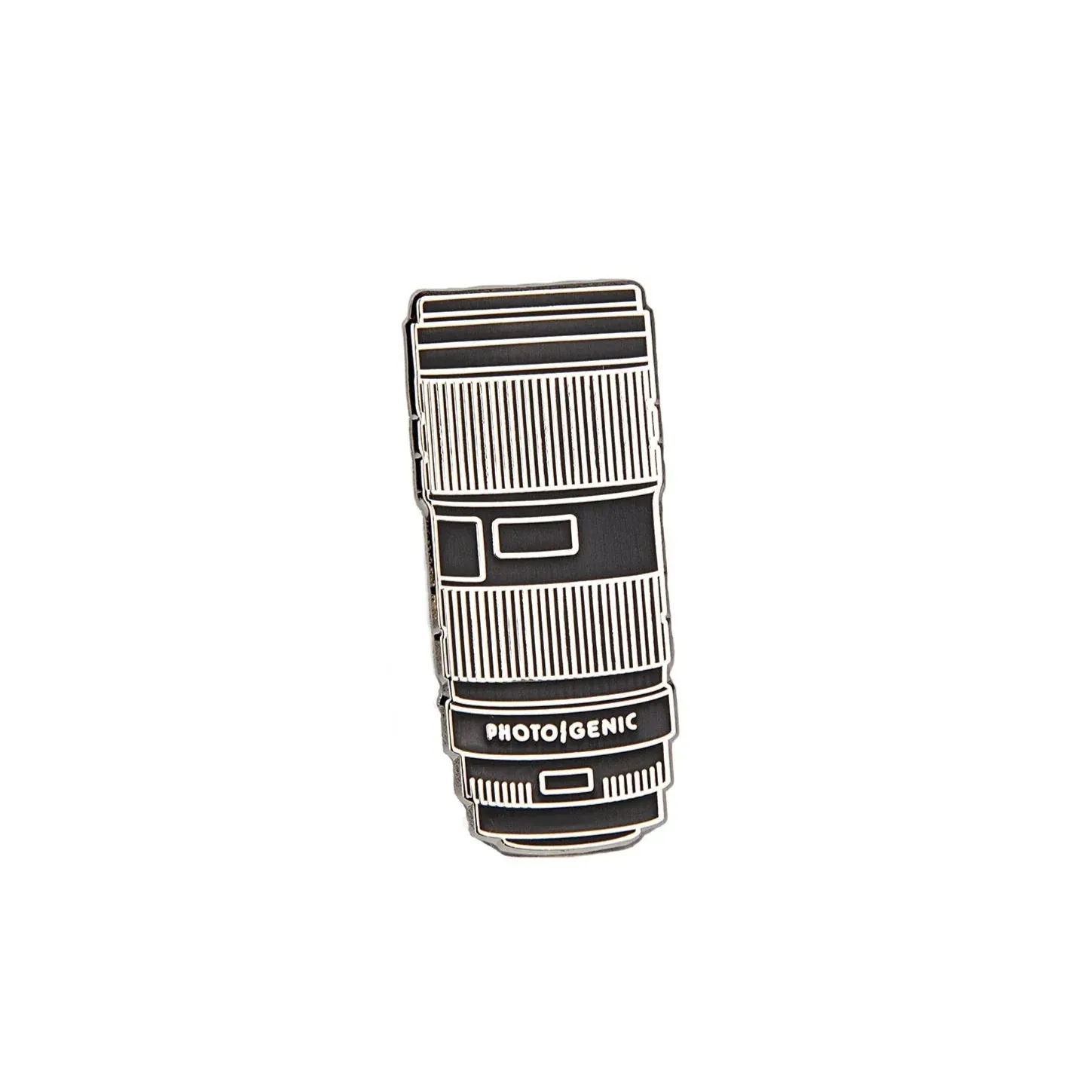 Photogenic Supply Co. Enamel Pin - Telephoto (Silver)