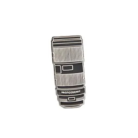 Photogenic Supply Co. Enamel Pin - Telephoto (Silver)