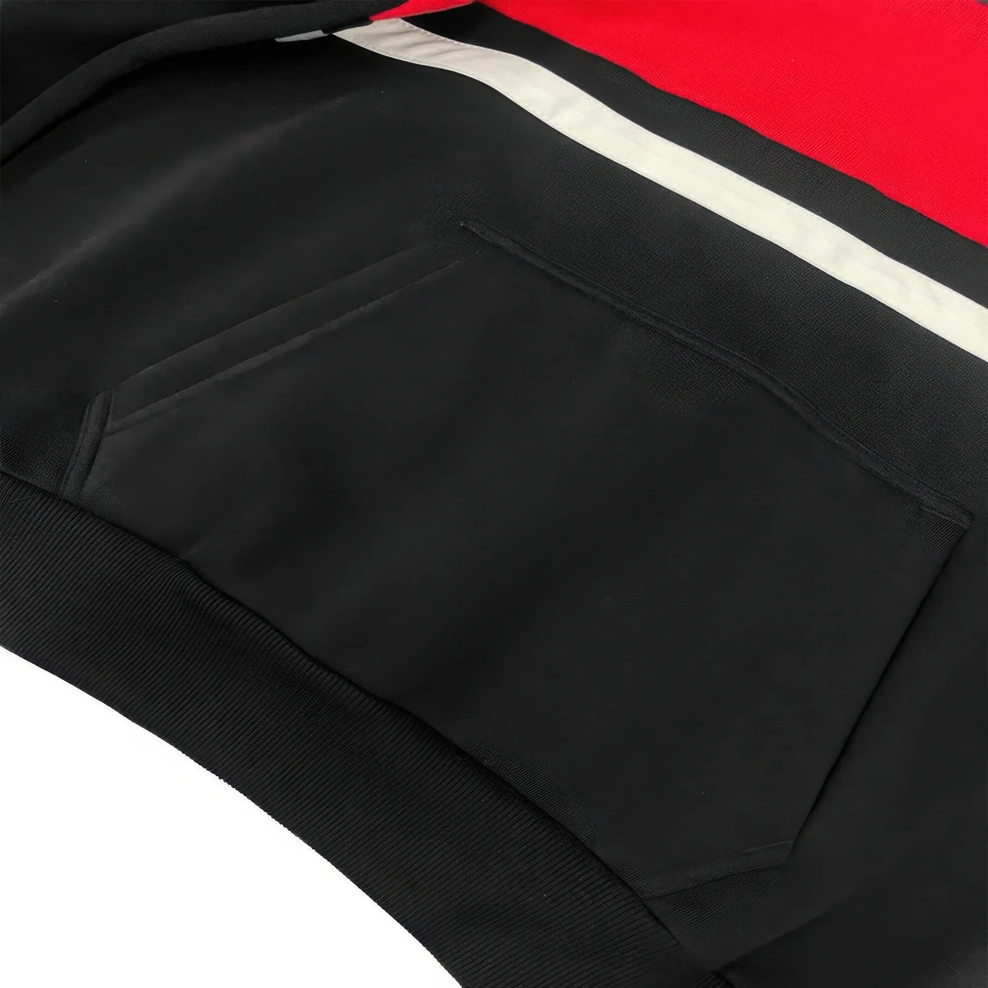 Solid With Three Stripe Pullover Hoodie Set