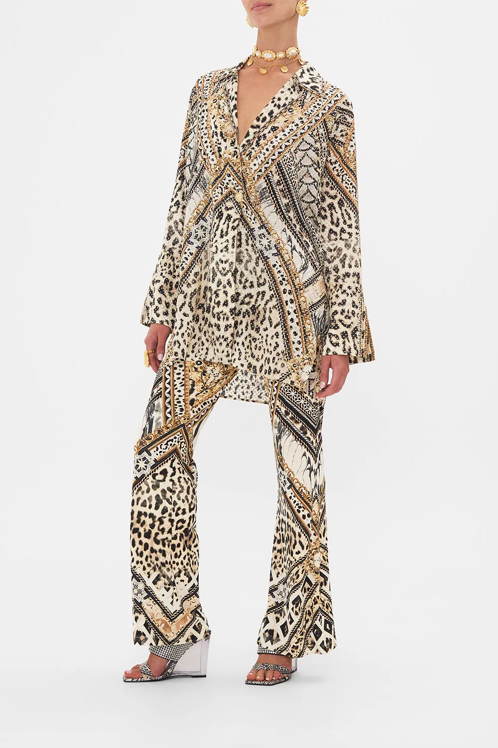 SPLIT CUFF SOFT JACKET MOSAIC MUSE