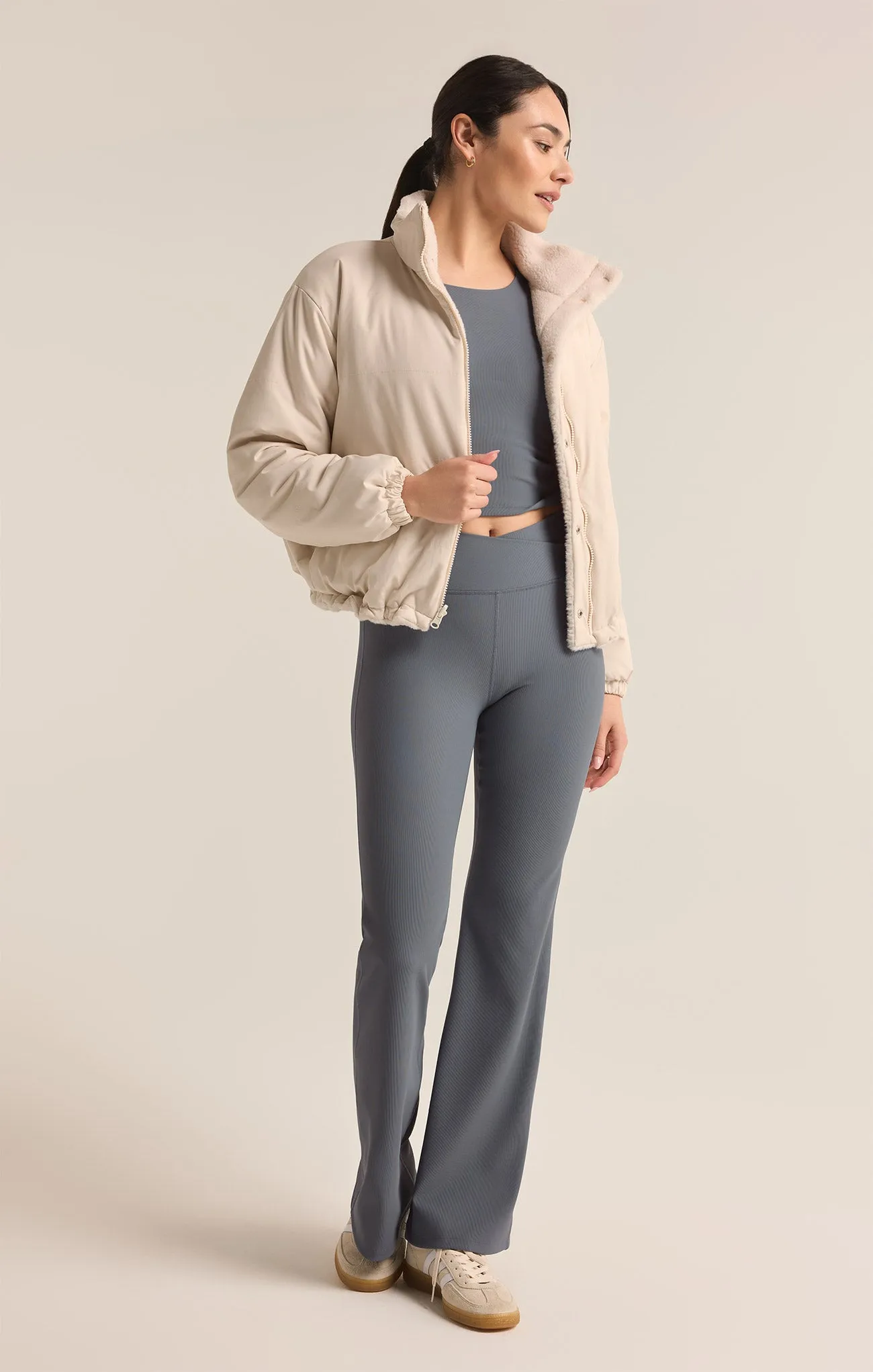 Tahoe Reversible Sherpa Puffer Jacket