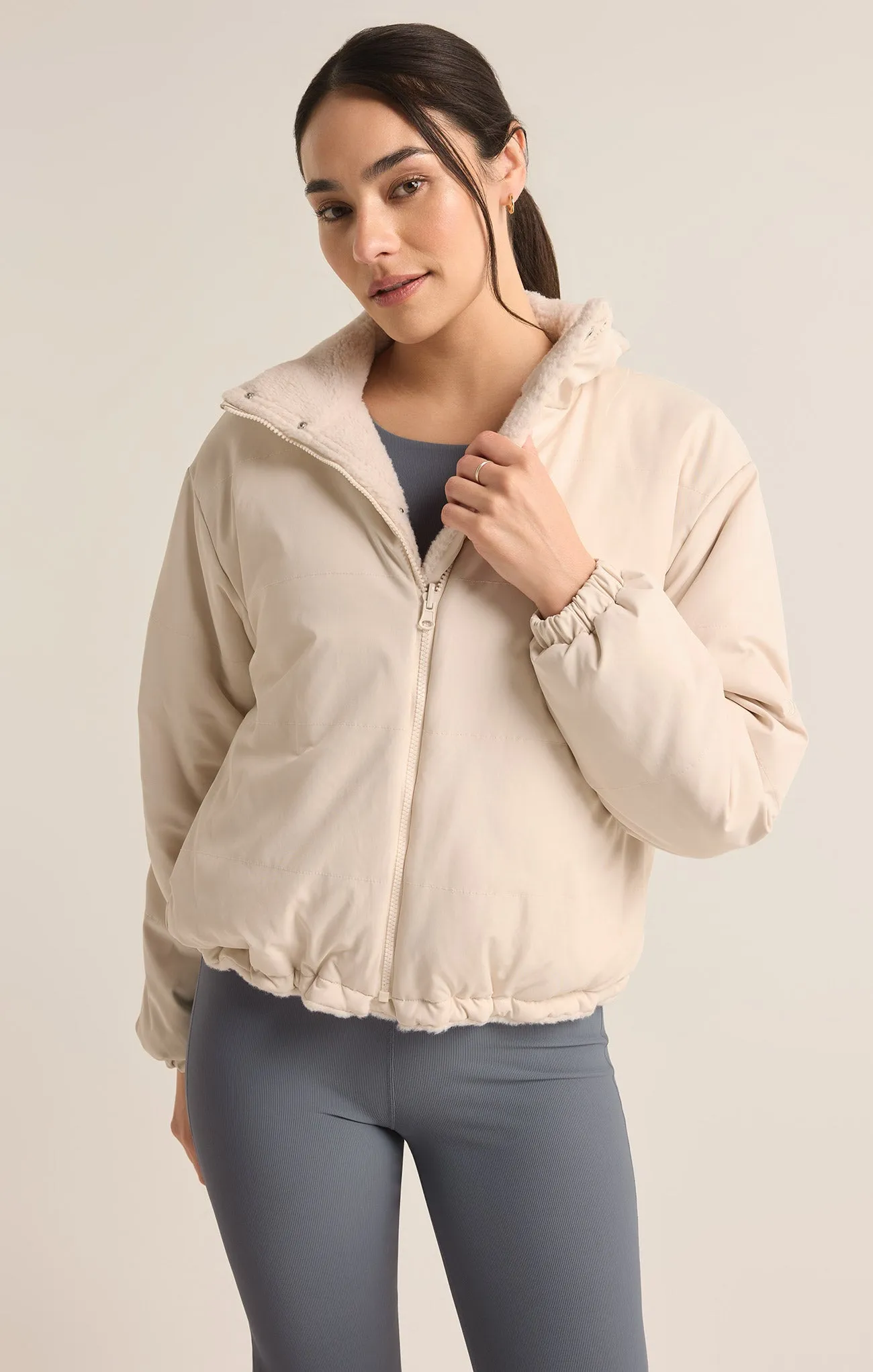 Tahoe Reversible Sherpa Puffer Jacket
