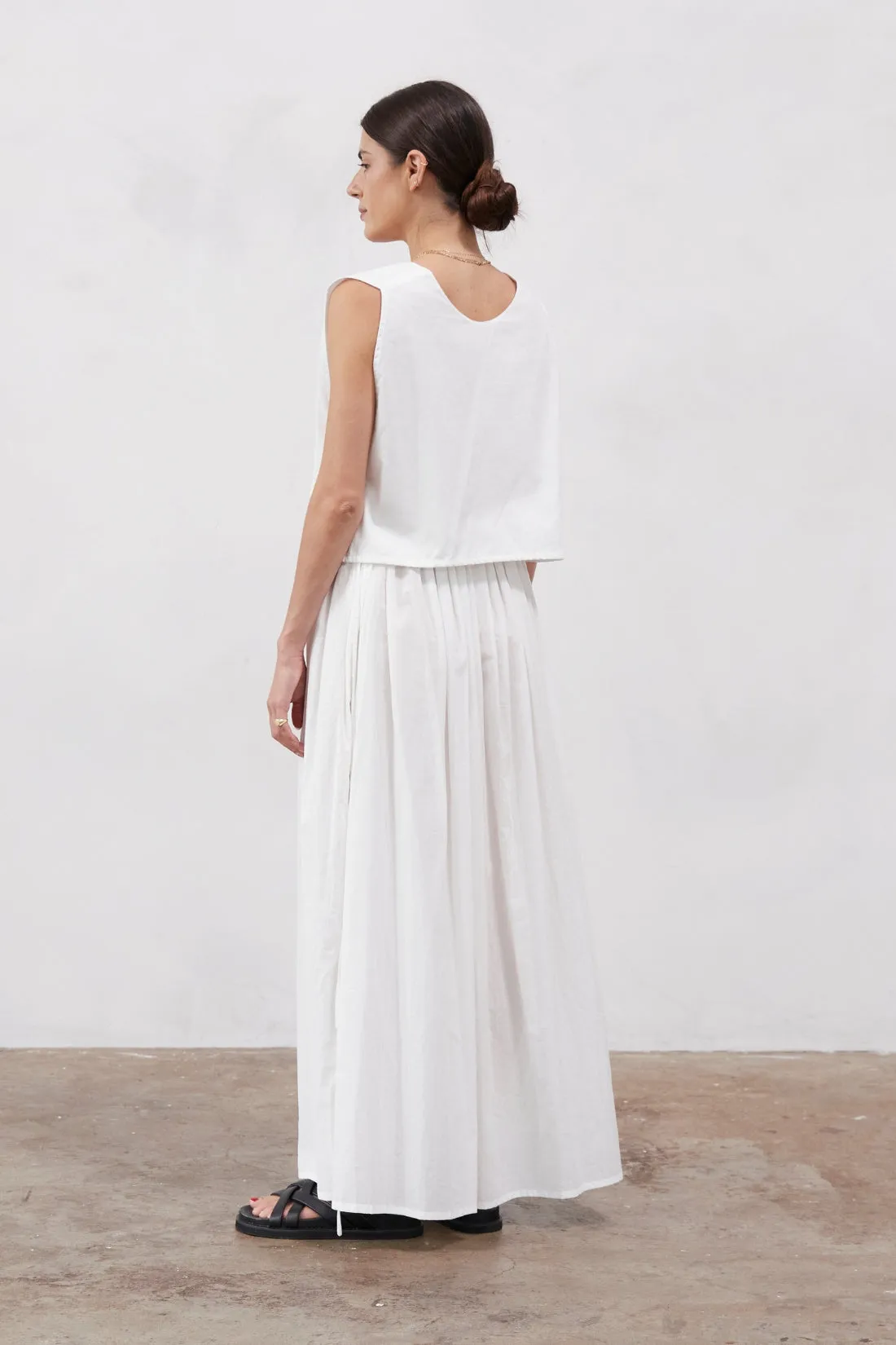 Tulum Organic Cotton Top White