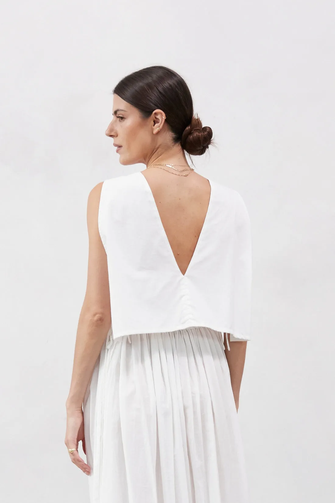 Tulum Organic Cotton Top White