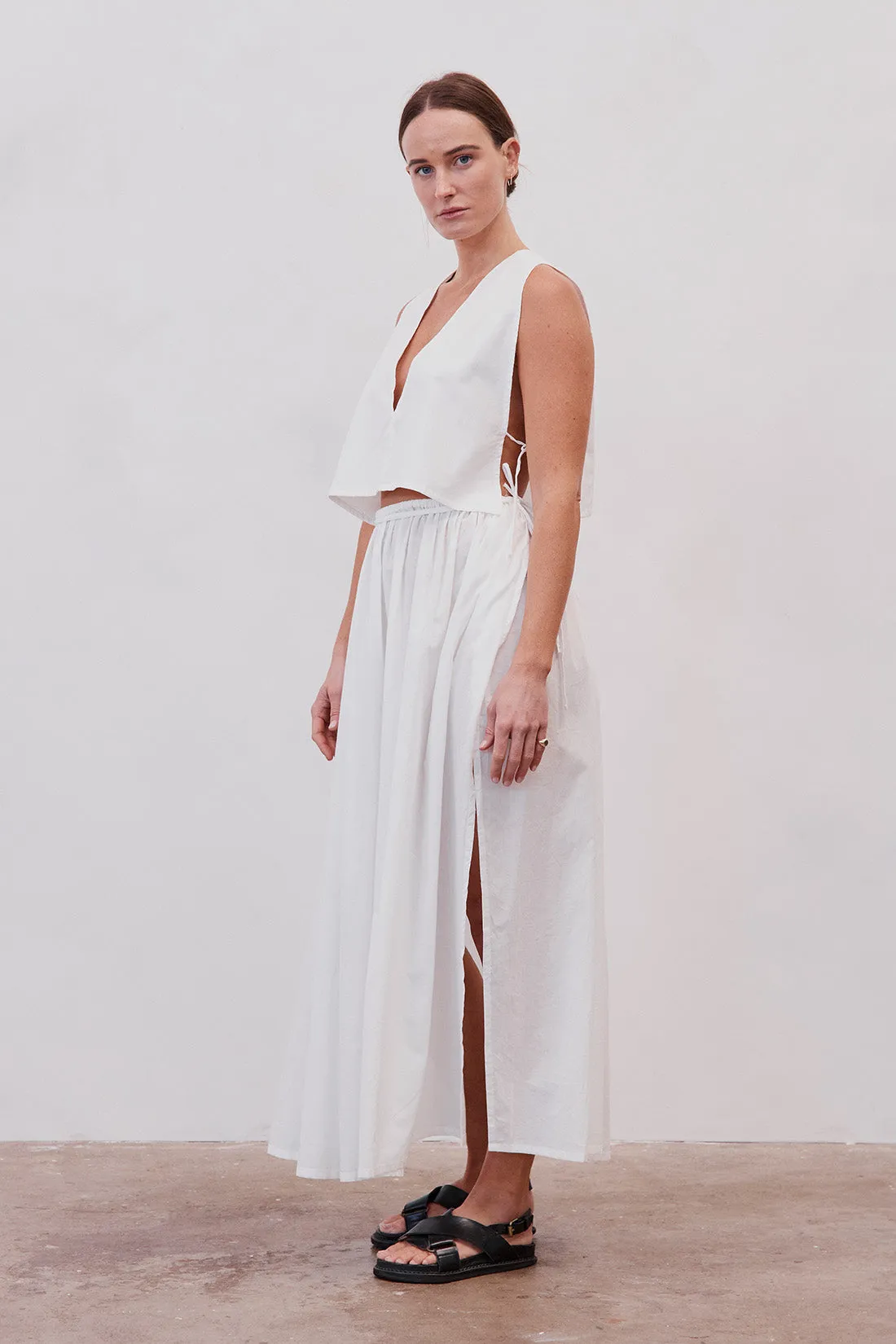 Tulum Organic Cotton Top White