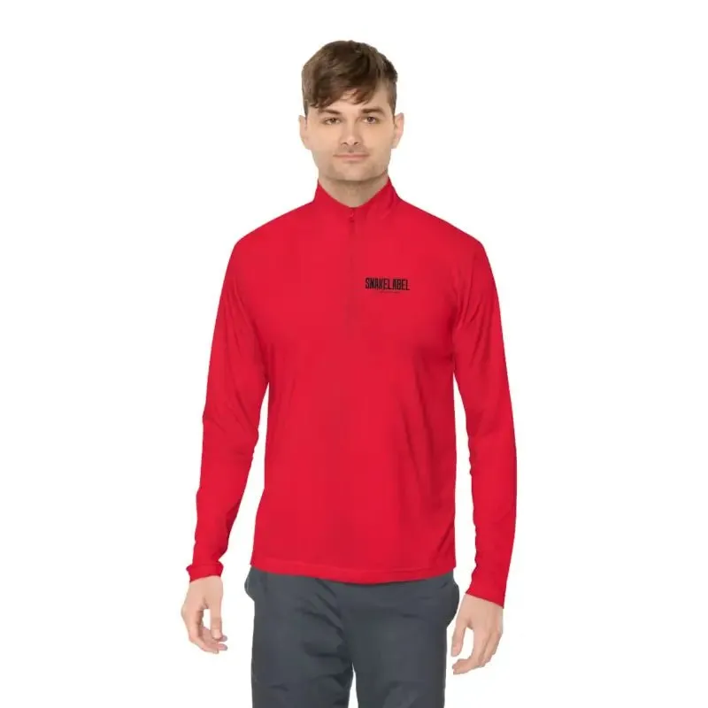 Unisex Quarter-Zip Pullover: PosiCharge® Lightweight Moisture-Wicking Pullover