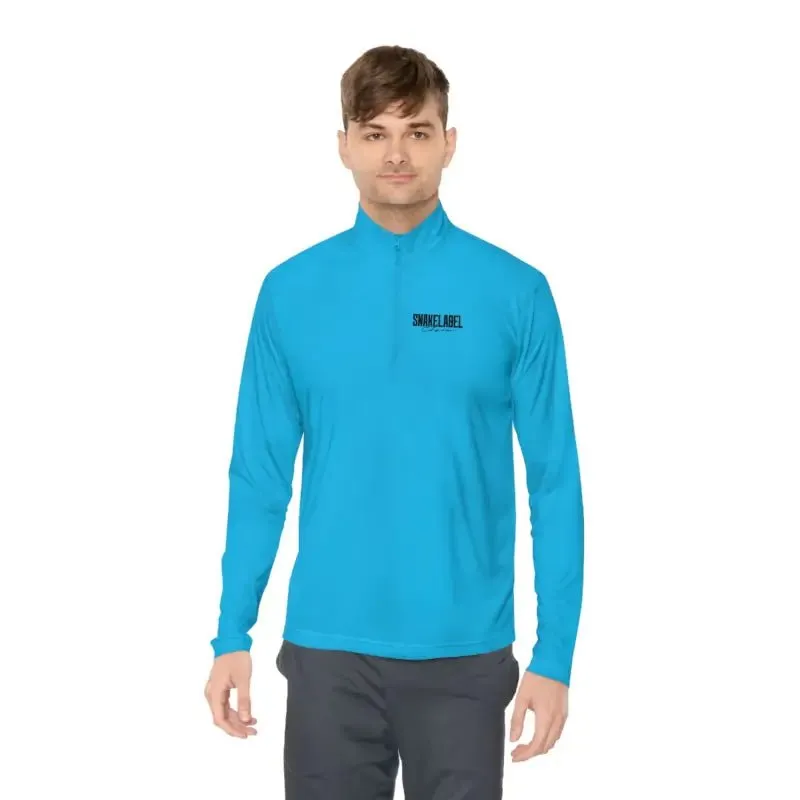 Unisex Quarter-Zip Pullover: PosiCharge® Lightweight Moisture-Wicking Pullover
