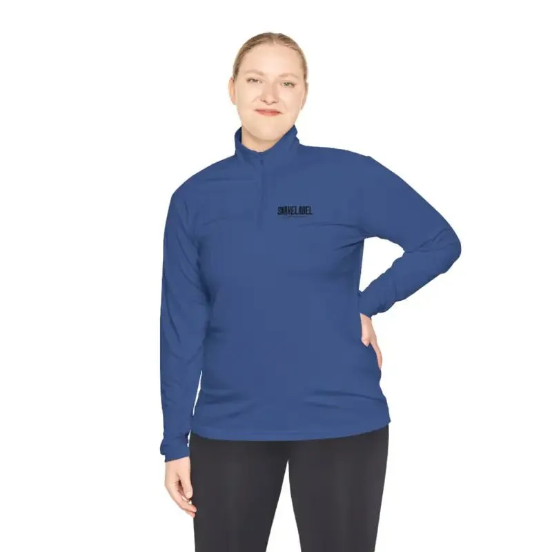 Unisex Quarter-Zip Pullover: PosiCharge® Lightweight Moisture-Wicking Pullover
