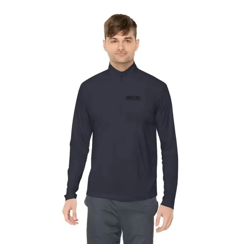 Unisex Quarter-Zip Pullover: PosiCharge® Lightweight Moisture-Wicking Pullover