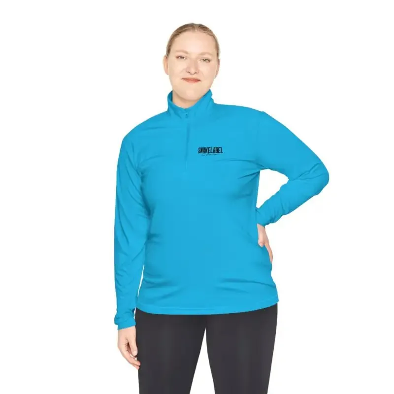 Unisex Quarter-Zip Pullover: PosiCharge® Lightweight Moisture-Wicking Pullover