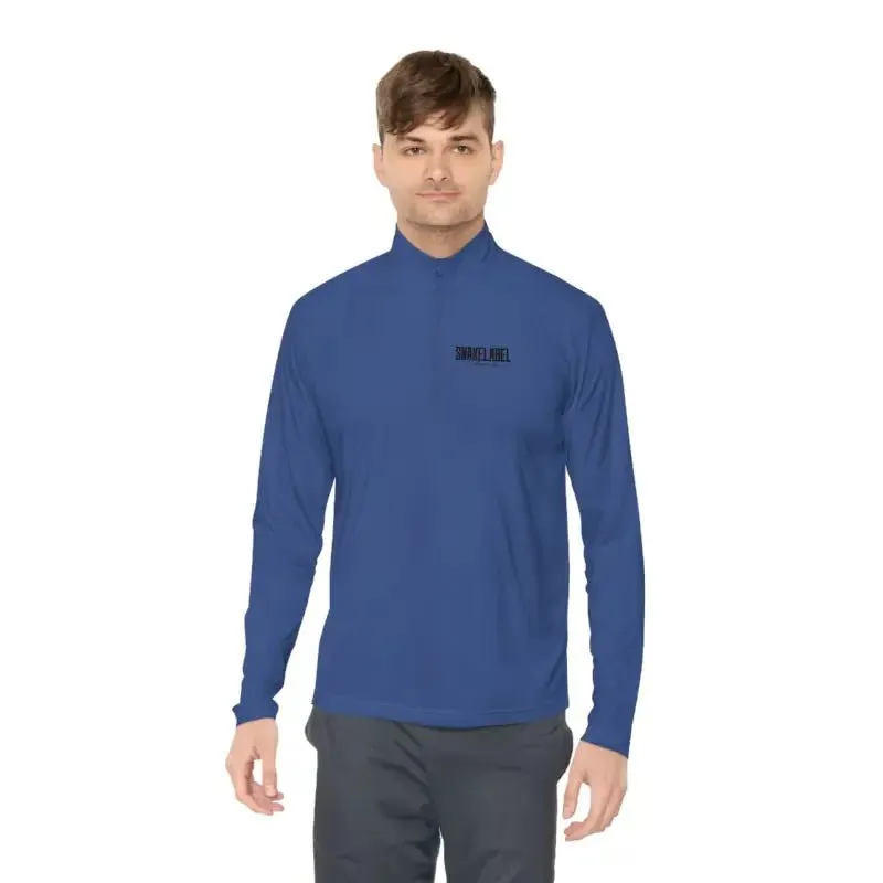 Unisex Quarter-Zip Pullover: PosiCharge® Lightweight Moisture-Wicking Pullover